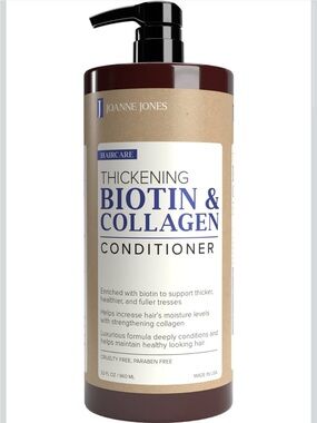Joanne Jones Thickening Biotin & Collagen Conditioner Volumizing Hair Care 32fl